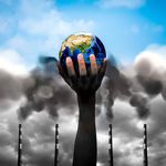 toxic industrial fumes
