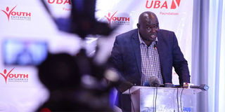 Youth Enterprise Development Fund CEO Josiah Moriasi. 