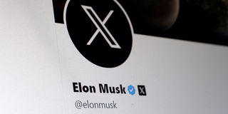 Elon Musk X account