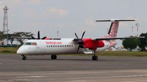 A Jambojet plane at JKIA